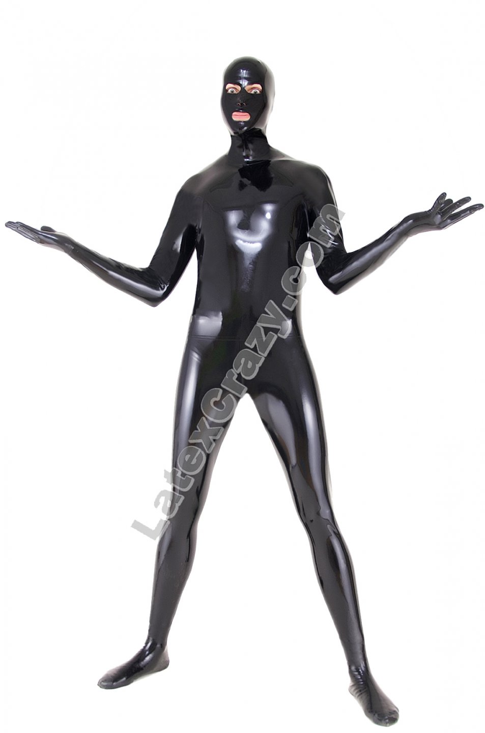 Heavy Rubber Latex Catsuit für Männer in 1mm bis 4mm auf Maß