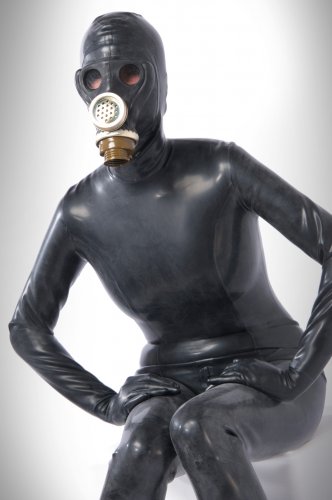 XXX photo - Latex cat mask mask Latex cat