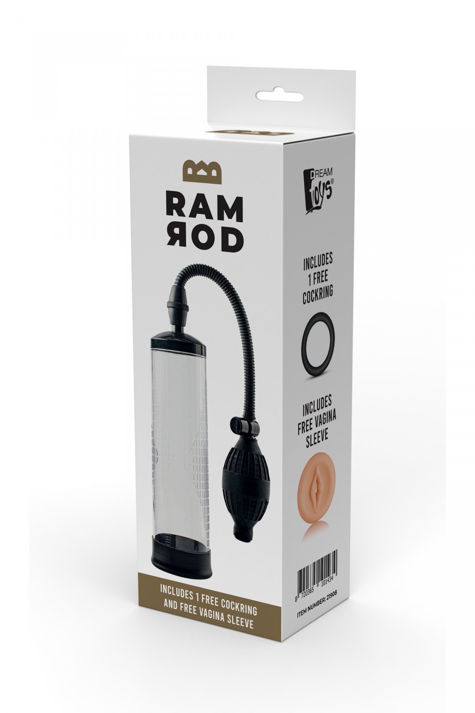 herren sex spielzeug Penispumpe mit Sleeve & Cockring – Dreamtoys Ramrod