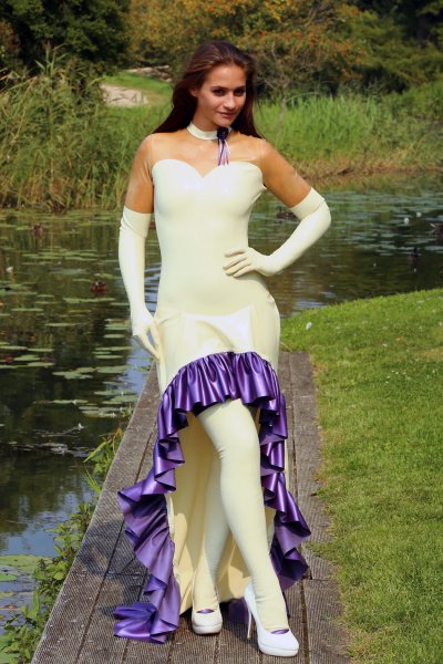 Latex Catsuit für die Braut zur Hochzeit online kaufen